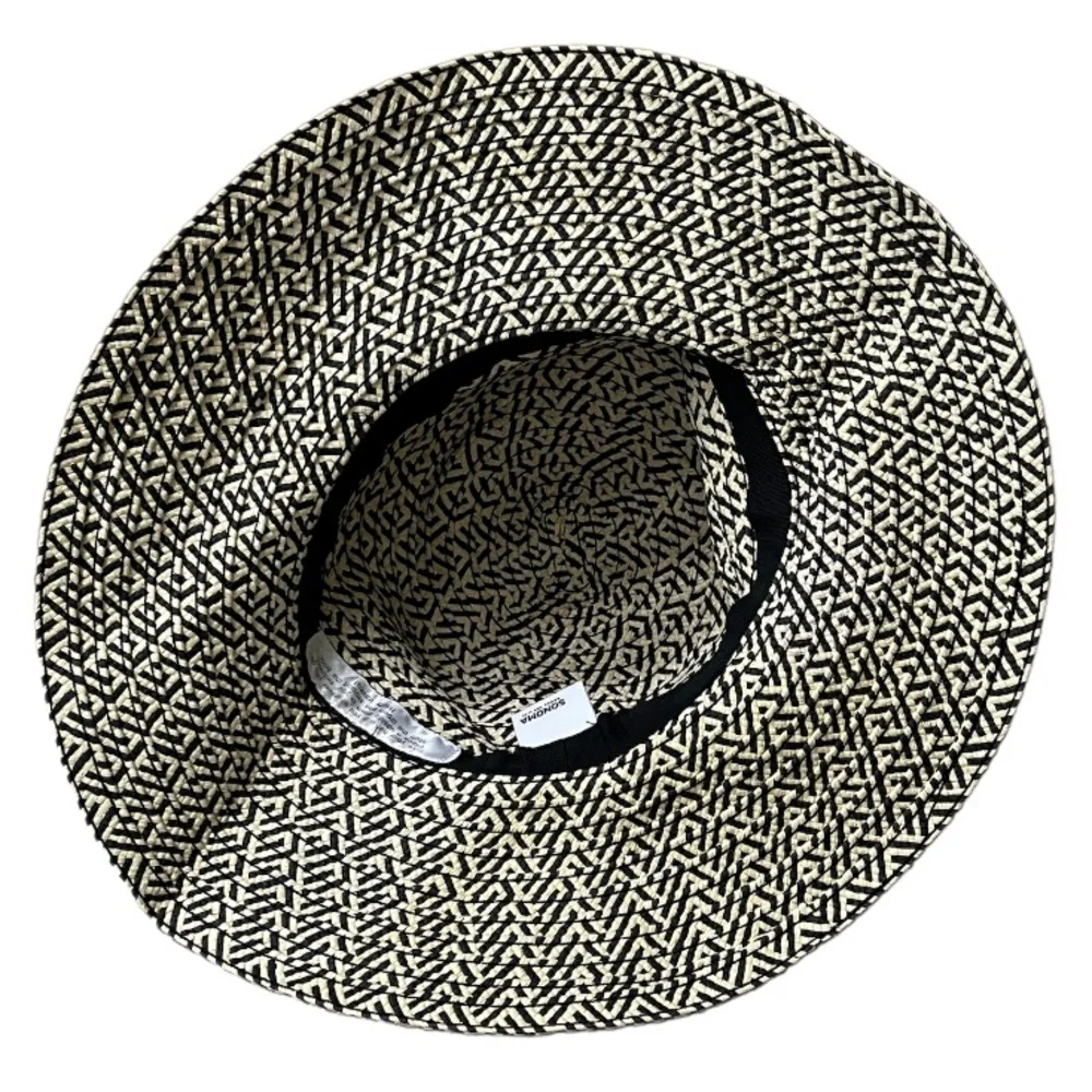 Sun Hats 4 Pc Set Wide Brim Summer Beach Straw Derby Fedora Natural Black Womens